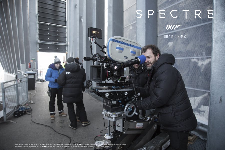 Equipment bei James Bond SPECTRE Dreh in Sölden