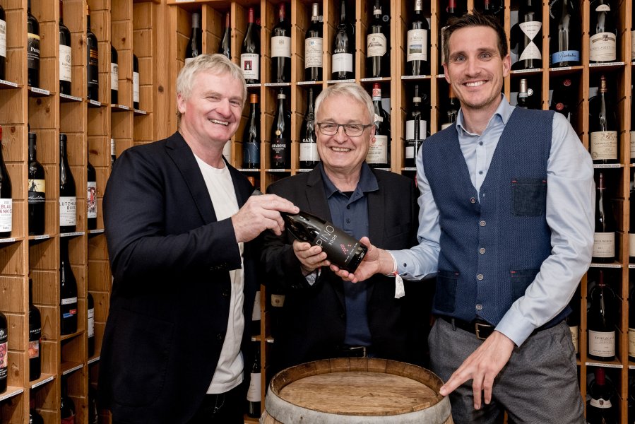 Die PINO 3000 Winzer - Paul Achs, Joachim Heger und Philipp Zublasing
